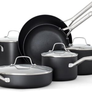 Hard-Anodized Nonstick 10-Piece Cookware Set